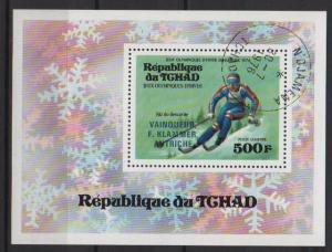 Chad 1976 - Scott C180 sheet  CTO - Olympic ski, F Klammer