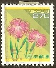 Japan 2165 Wild Pink Flowers 1992-94 used hinged