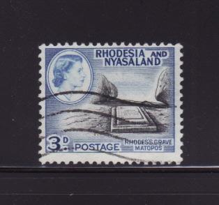 Rhodesia and Nyasaland 162 U Rhodes' Grave (D)