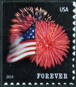 SC#4855 (49¢) Star Spangled Banner Booklet Single (2014) SA