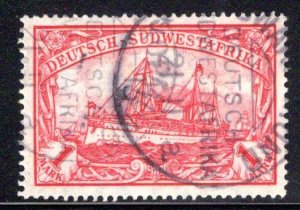 German South-West Africa (DSWA) #31,  Swakopmund 12 Nov 1913 CDS, CV $80