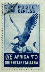 AlexStamps ITALIAN EAST AFRICA #9 VF Used 