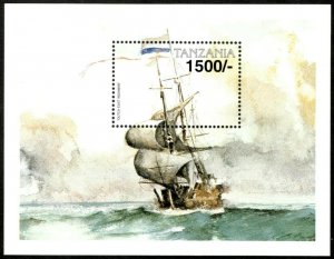 Tanzania 1999 - Dutch East Indiaman, Ship - Souvenir Sheet - Scott 1942 - MNH