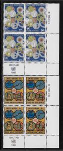 UNITED NATIONS - SC# 397-98  INSCRIP B/4 LR  FVF/MNH 1983