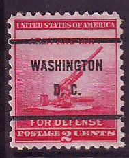 Washington DC, 900-61 Bureau Precancel, 2¢ National Defense