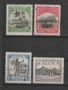 NIUE 1925/7 SG 44/7 MINT Cat £26