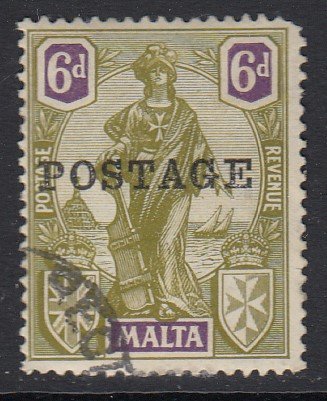 Malta Sc 124 (SG 151), used