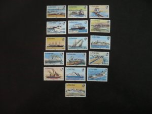 Stamps - The Gambia - Scott# 465-480 - Mint Never Hinged Set of 16 Stamps