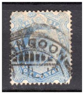 India 1902 - Scott 64 used - 2a6p, Edward VII 