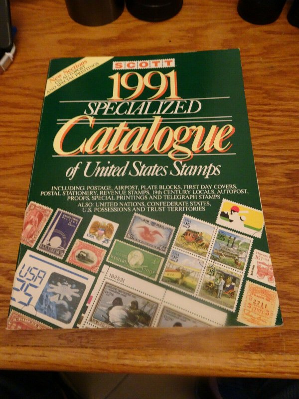 Scott 1991 Specialized Catalogue Of U.S. Stamps