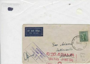 Australia 1945 field post stamp cover Ref 9138