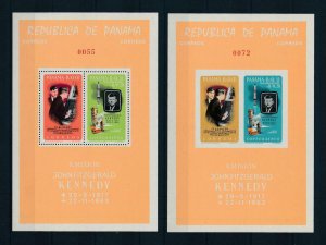 [103475] Panama 1965 J.F. Kennedy Space Perf. + Imperf. S/S MNH