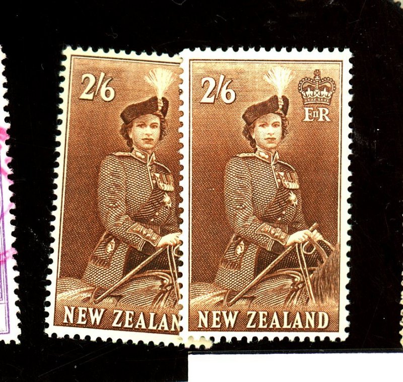 NEW ZEALAND 298B (2) MINT FVF OG LH Cat $30