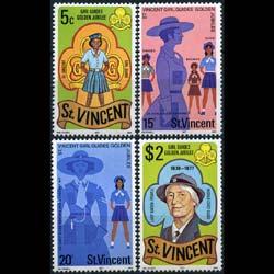 ST.VINCENT 1977 - Scott# 504-7 Girl Guides Set of 4 LH