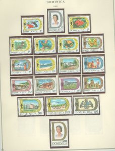 Dominica #268-286 Mint (NH) Single (Complete Set)