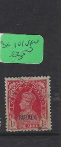 INDIA PATIALA  (P3004B)  KGVI 1A    SG 101    VFU