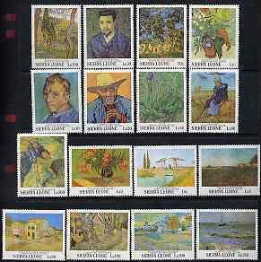 Sierra Leone 1991 Death Centenary of Vincent Van Gogh set...