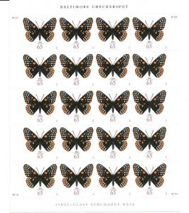 Mint Pane Baltimore Checkerspot 2012 issue