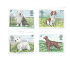 Great Britain 1979 Sc 851-4 Dogs MNH