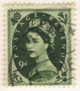 Great Britain #303 used 9d queen