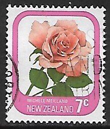 New Zealand # 590 - Rose Michelle Meiland - used.....{GR5}