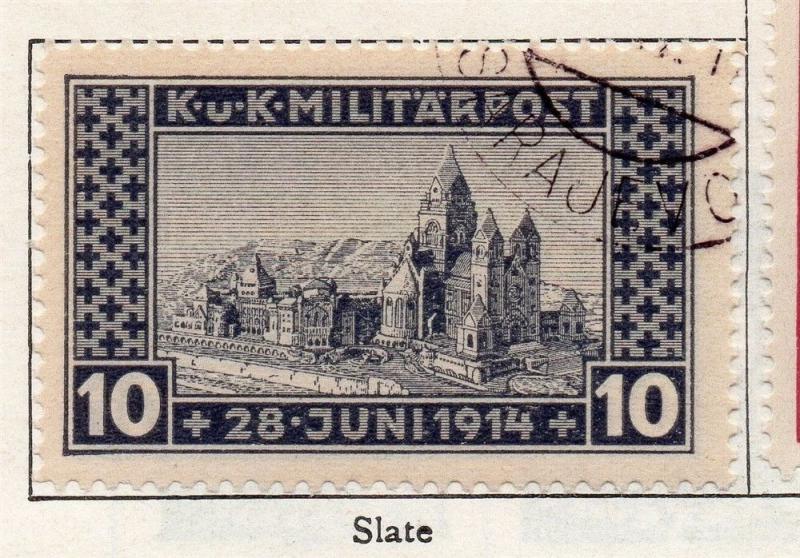 Bosnia Herzegovina 1917 Early Issue Fine Used 10h. 089468