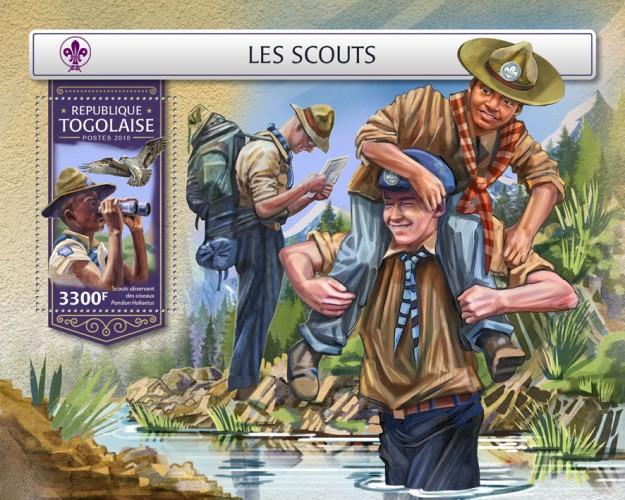 TOGO- 2018 - Scouts  - Perf Souv Sheet - MNH