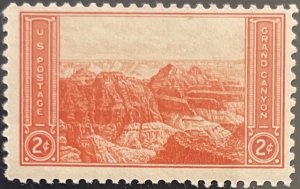 Scott #741 1934 2¢ National Parks Grand Canyon MNH OG