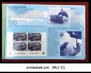 ISLE OF MAN 1998 MARINE LIFE SPECIAL FOLDER (1 COIN FDC AND 12-STAMPS MNH)