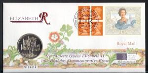 GB - 1996 70th Birthday of Queen Elizabeth II (PNC)