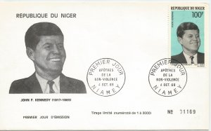 Kennedy Niger memorial FDC #2 #!