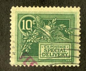 US E7 USED F/VF RED & BLACK CANCEL SCV $50.00 BIN $20.00 SPECIAL DELIVERY