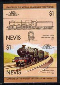 Nevis 1983 Locomotives #1 (Leaders of the World) Pendenni...