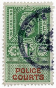 (I.B) George VI Revenue : Police Courts 1/-
