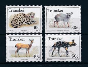 [60213] Transkei 1988 Wild animals Hyena Antelope Cat MLH