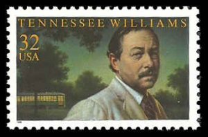 PCBstamps   US #3002 32c Tennessee Williams, MNH, (4)