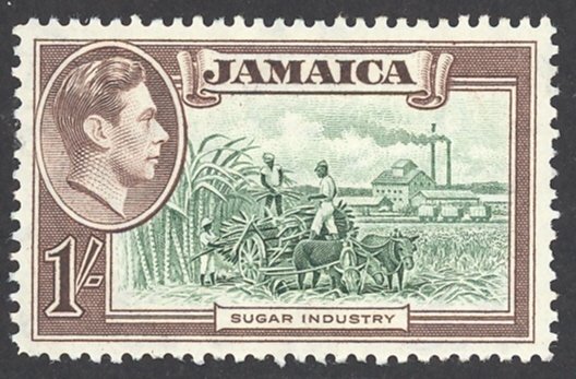 Jamaica Sc# 125 MNH 1938-1951 Sugar Industry
