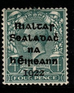 IRELAND SG6 1922 4d GREY-GREEN MTD MINT