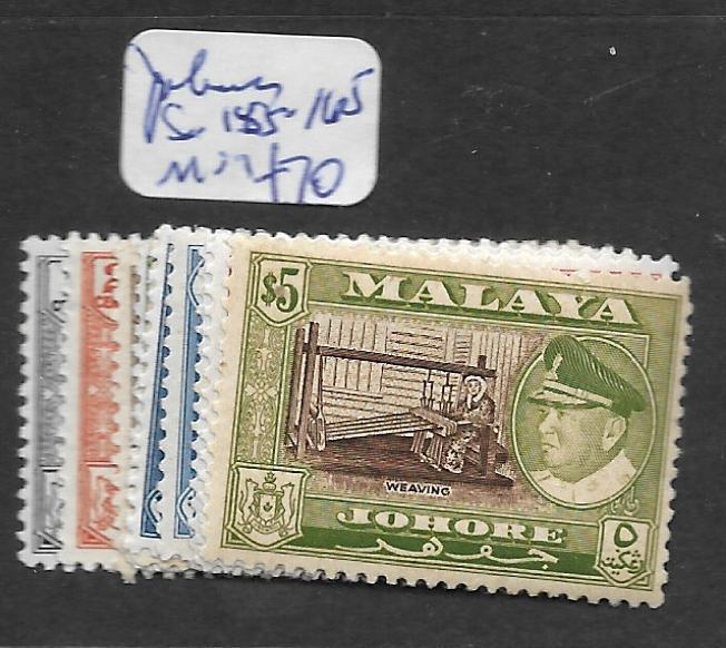 MALAYA JOHORE (P2301B) SULTAN SG 155-165 MOG