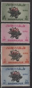 PAKISTAN Bahawalpur 1949 - Scott 025 .. 028 (4) MH -Official