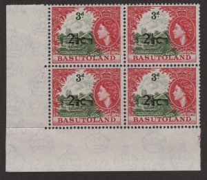 Mint Never Hinged SC64 SG61a 2 1/2c on 3d T1 Block of 4 Bottom Left SEE NOTES