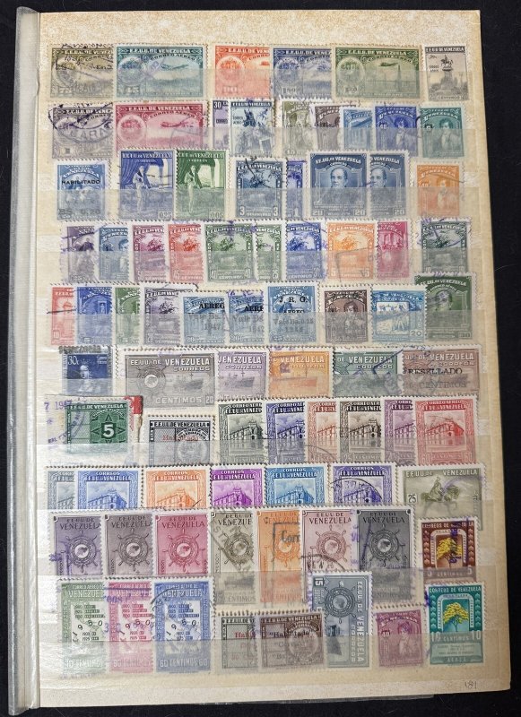 Venezuela Collection Hundreds of Stamps Packed on 6 Pages ZAYIX 0525L0029