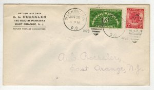 1928 ROESSLER SPECIAL HANDLING STAMP SCARCE FIRST DAY ISSUE QE2 ADDRESSED TO HIM