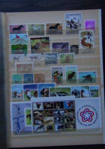 Range with Horses Tigers Wild Animals Liberia Olympics M/s Central Africa Rep