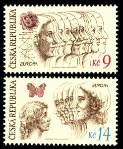 1995 Czech Republic 76-77 Europa Cept 3,00 €