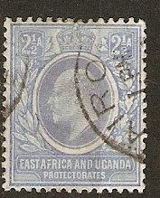 East Africa & Uganda 20a SG KUT 20a Used VF 1904 SCV $21.00