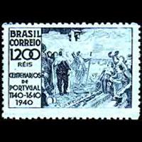 BRAZIL 1940 - Scott# 501 King John IV Set of 1 NH