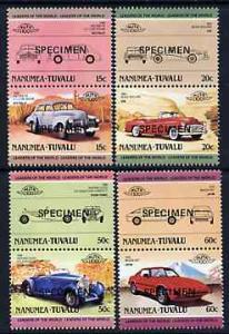 Tuvalu - Nanumea 1985 Cars #2 (Leaders of the World) set ...