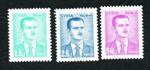 2003 - Syria - Syrie - President Assad - History - Politicians - Set 3v.MNH** 