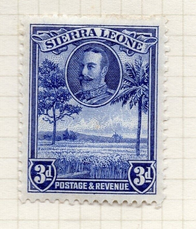Sierra Leone 1954-59 Early Issue Fine Mint Hinged 3d. NW-157884